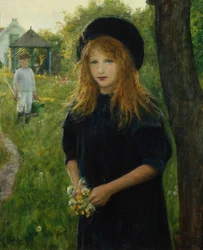 retrato de niña (pintura)