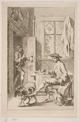 El campesino, el gato y el perro