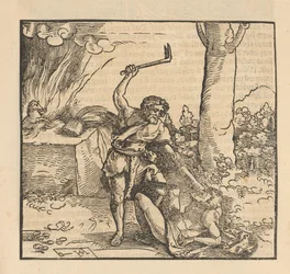 Caín mata a Abel