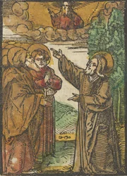 Cristo hablando sobre su regreso al Padre, de Das Plenarium