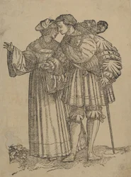 Pareja bailando IV, de Los bailarines de boda