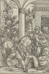 La flagelación, de La vida de Cristo, ca. 1511-12