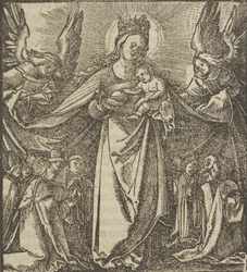 La Madonna de la Misericordia, de Hymmelwagen auff dem, wer wol lebt