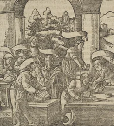 La Fabricación de Armaduras, de Hymmelwagen auff dem, wer wol lebt, 1517