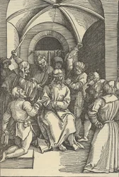 La Burla de Cristo, de Speculum passionis domini nostri Ihesu Christi