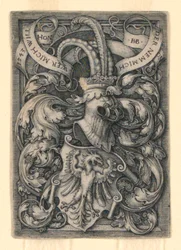 Escudo de armas con un águila