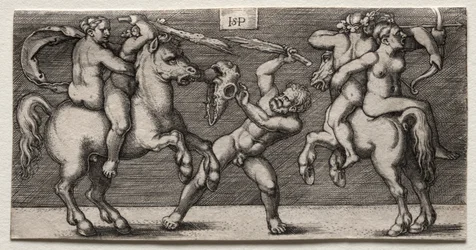 Combate de tres hombres, 1546-1547
