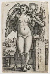 La Muerte Apoderándose de una Mujer, 1547