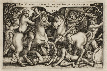 Hércules e Iole, de Los Trabajos de Hércules