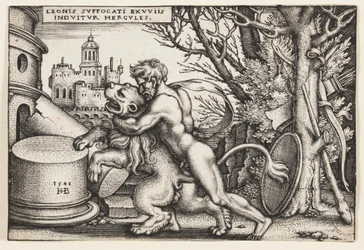 Hércules y el león de Nemea