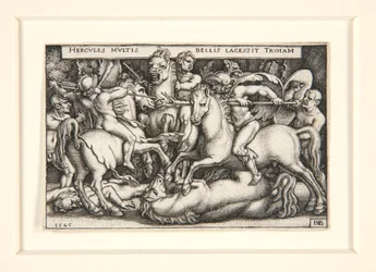 Hércules derrotando a las troyanas
