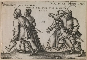 "Enero y febrero" de la serie "La fiesta de los campesinos o Los doce meses"