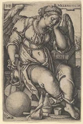 Melancolía, c.1500-50 (grabado)