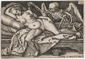 Joven dormida y la Muerte, 1548