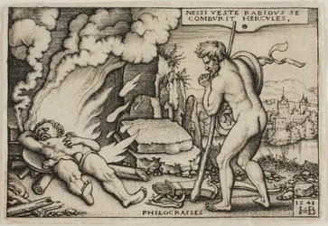 La muerte de Hércules, de Los trabajos de Hércules