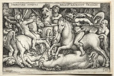 Los trabajos de Hércules: Hércules conquistando Troya