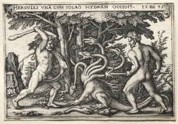 Los trabajos de Hércules: Hércules matando a la Hidra de Lerna