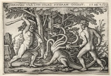Los trabajos de Hércules: Hércules matando a la Hidra de Lerna