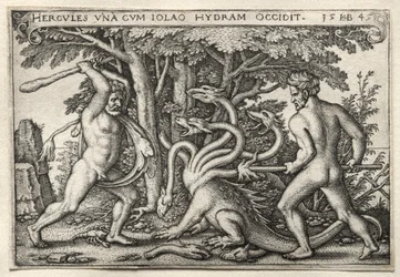 Los trabajos de Hércules: Hércules matando a la Hidra de Lerna, 1545