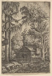 Cabaña entre árboles, 1551