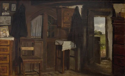 Interior de una casa de campo