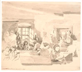 Vacunación en una escuela