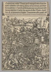 Guerra con Venecia, lámina 21 de Escenas históricas de la vida del emperador Maximiliano I del Arco de Triunfo