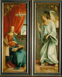 La Anunciación. Alas exteriores de un altar