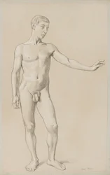 Desnudo de un joven
