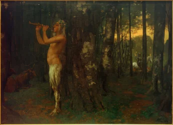 Crepúsculo en el bosque