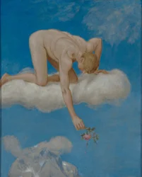 Junio (Joven con una rosa)