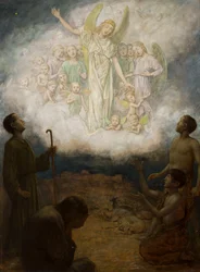 La revelación del ángel a los pastores