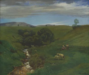 Prado de la Selva Negra cerca de Bernau