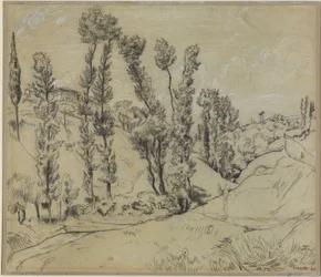 Valle cerca de Siena