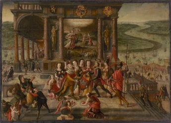 Alegoría sobre la caída de Amberes el 17 de agosto de 1585, 1585-1586
