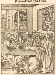 María Magdalena lavando los pies de Cristo