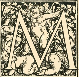 M - Un Alfabeto por Hans Weiditz