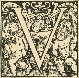 V - Un alfabeto de Hans Weiditz, c1520-1521