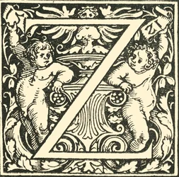 Z - Un alfabeto por Hans Weiditz, c. 1520-1521, 1908
