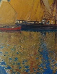 Estado de ánimo matutino en el puerto de Lussin