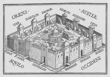 La visión de las aguas sagradas, Ezequiel XLVII, 1