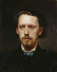 Retrato de Heinrich Anton Heger 1832-1888, 1861