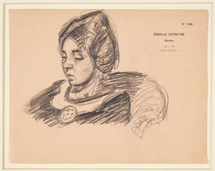 La hermana del artista, Anna Giersing