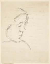Retrato de Bodil, hermana del artista