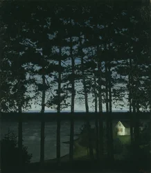 Cabaña de pescador, 1906