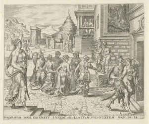 Dina dominada y violada por Siquem Historia de Dina y Siquem (título de la serie)