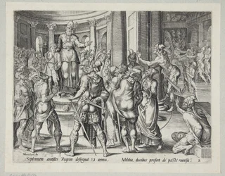 Joás presentado al ejército