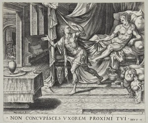 José huyendo de la esposa de Potifar