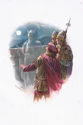 Fantasma, ilustración de Hamlet
