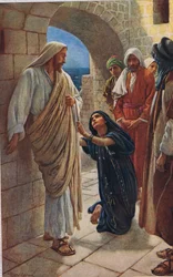 La mujer de Canaán, ilustración de 